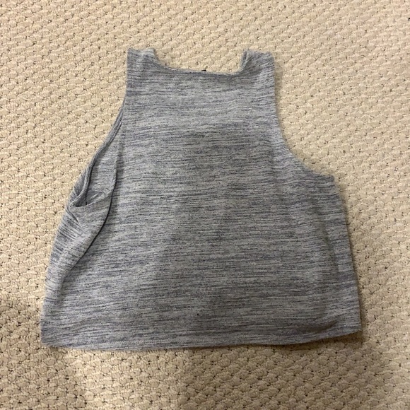 Grey halter neck tank top from Dynamite size M - Picture 2 of 3